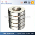 Best Price Super Strong Ring Loop Countersunk Magnet 30 x 10 mm Hole 6 mm Rare Earth neodymium magnet cylinder 6mm